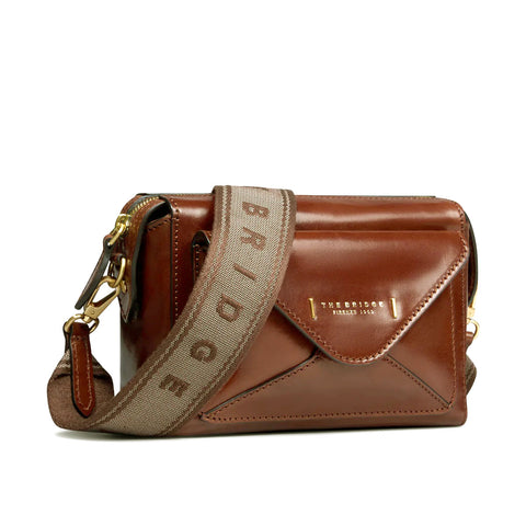 The Bridge Zip Top Shoulder Bag - Style: 04290401