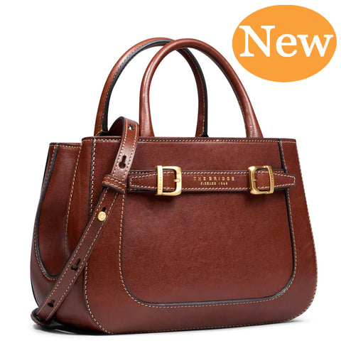 The Bridge Zip Topped  Leather Tote / Shoulder Bag - 04352501