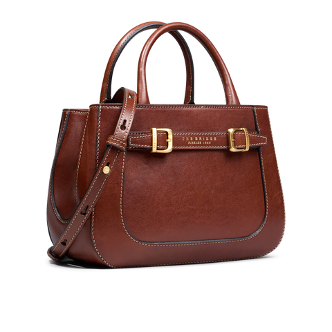 The Bridge Zip Topped  Leather Tote / Shoulder Bag - 04352501