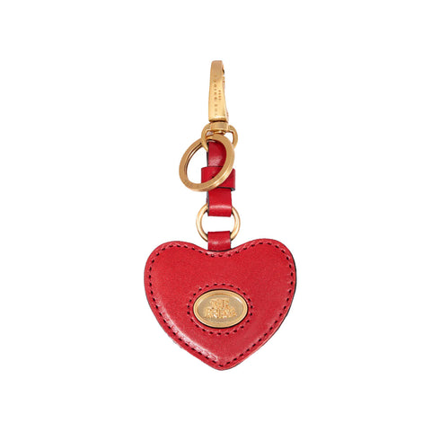 The Bridge Leather  Red Heart Key Fob - Style: 09381401