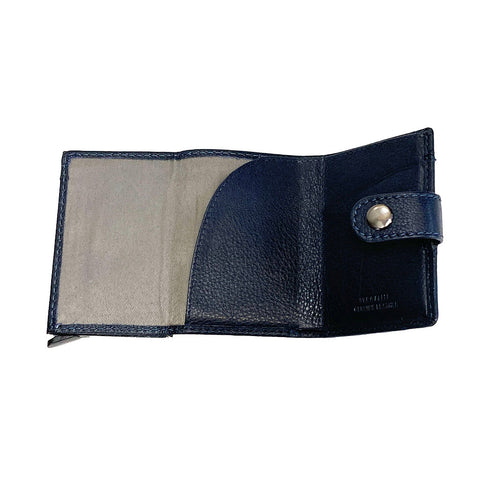 Gianni Conti Leather RFID Pop Up Credit Card Holder - Style: 1817107 - Blue