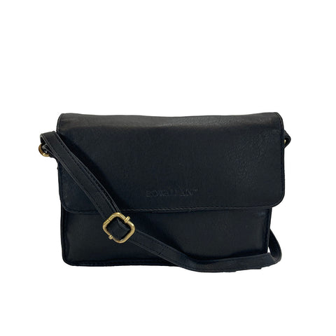 Rowallan Leather Mini Shoulder Bag - Style: 31-279408 Black