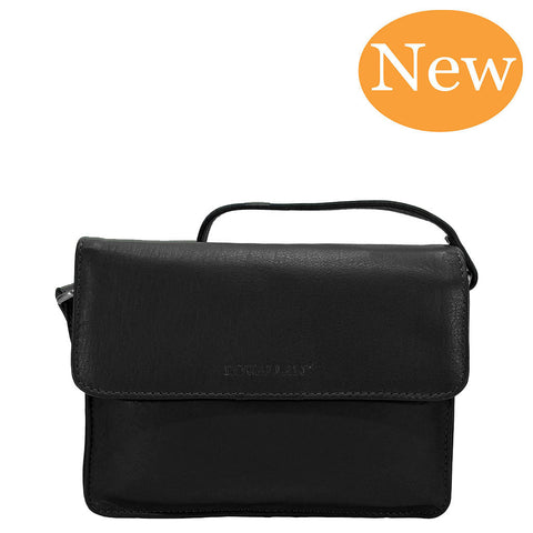 Rowallan Leather Mini Shoulder Bag - Style: 31-279408 Black