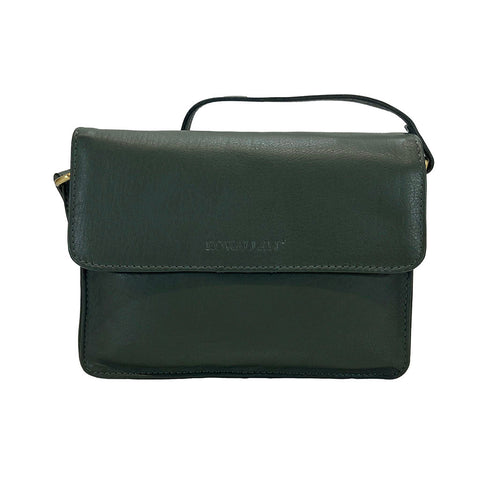 Rowallan Leather Mini Shoulder Bag - Style: 31-279408 Green