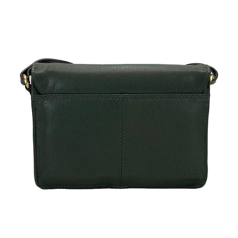 Rowallan Leather Mini Shoulder Bag - Style: 31-279408 Green