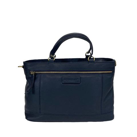 Rowallan Chichester Leather Grab- Multiway Bag - Style: 31-2847 - Navy