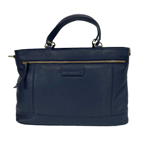 Rowallan Chichester Leather Grab- Multiway Bag - Style: 31-2847 - Navy