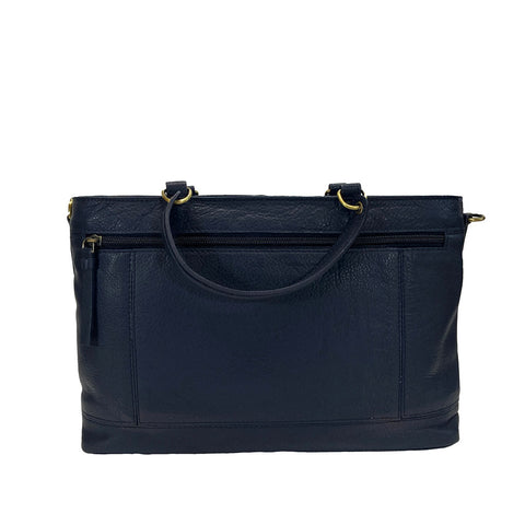 Rowallan Chichester Leather Grab- Multiway Bag - Style: 31-2847 - Navy