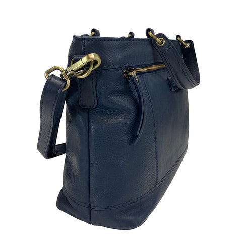 Rowallan Chichester Leather Grab- Multiway Bag - Style: 31-2847 - Navy