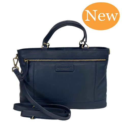 Rowallan Chichester Leather Grab- Multiway Bag - Style: 31-2847 - Navy