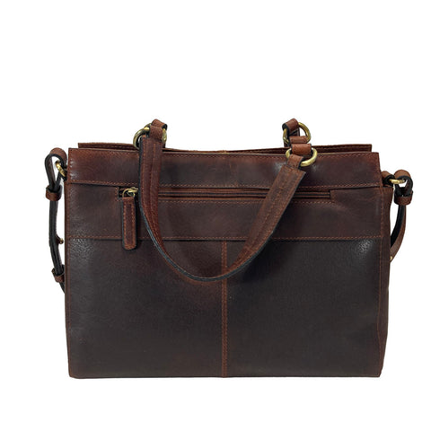 Rowallan Carpenter Leather Grab- Multiway Bag - Style: 31-2970 - Brown