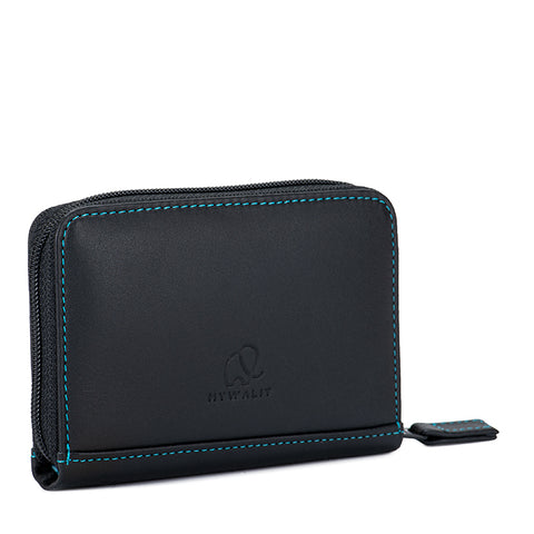 Mywalit Zip Around Credit Card Holder - Style 328-4 - Black Pace