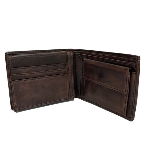 Gianni Conti Leather Wallet - Style: 4067100 - Brown