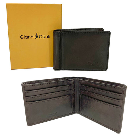 Gianni Conti Leather Wallet - Style: 4067129 - Brown