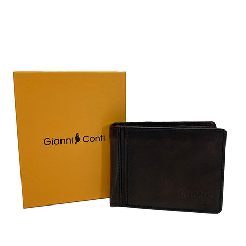 Gianni Conti Leather Wallet - Style: 4067132 - Brown