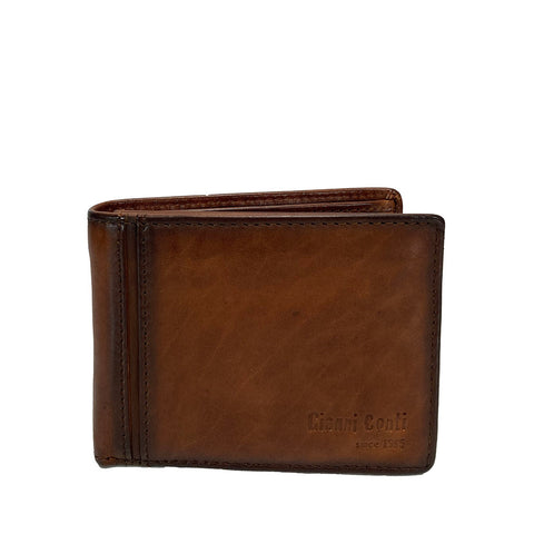 Gianni Conti Leather Wallet - Style: 4067132 - Tan