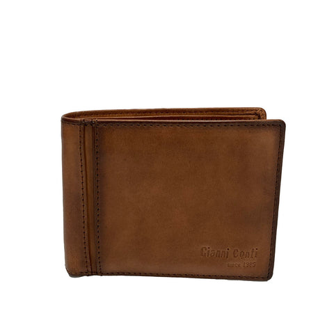 Gianni Conti Leather Wallet - Style: 4067220 - Tan