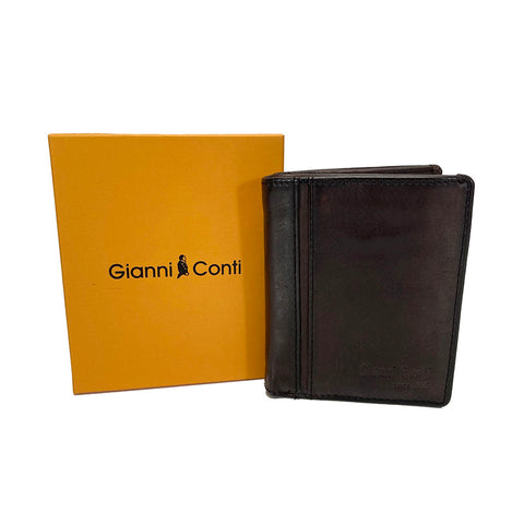 Gianni Conti Shirt Leather Wallet - Style: 4067387 - Brown