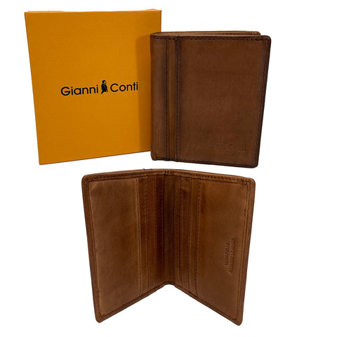 Gianni Conti Shirt Leather Wallet - Style: 4067387 - Tan