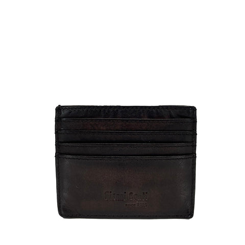 Gianni Conti Leather Credit Card Holder - Style: 4067394 - Brown