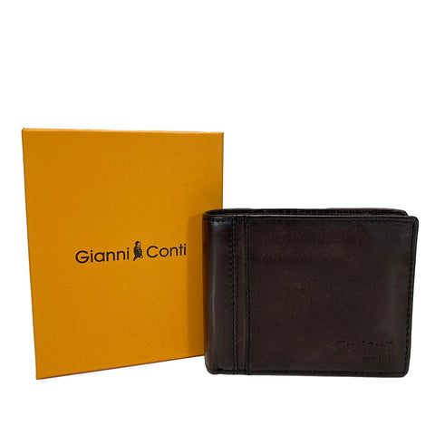 Gianni Conti Leather Wallet - Style: 4067412 - Brown