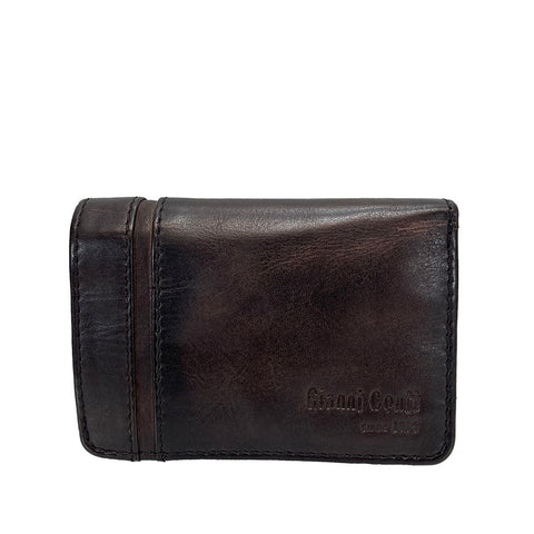 Gianni Conti Leather Tray Purse Wallet - Style: 4068101 - Brown