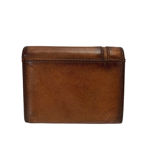 Gianni Conti Leather Tray Purse Wallet - Style: 4068101 - Tan