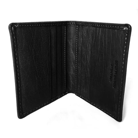 Gianni Conti Small Leather Shirt Wallet / Card Holder - Black - Style: 4117387