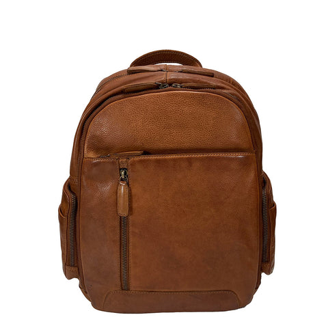 Gianni Conti Leather Rucksack - Style: 4192396 Tan