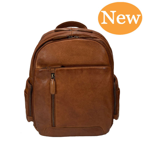 Gianni Conti Leather Rucksack - Style: 4192396 Tan