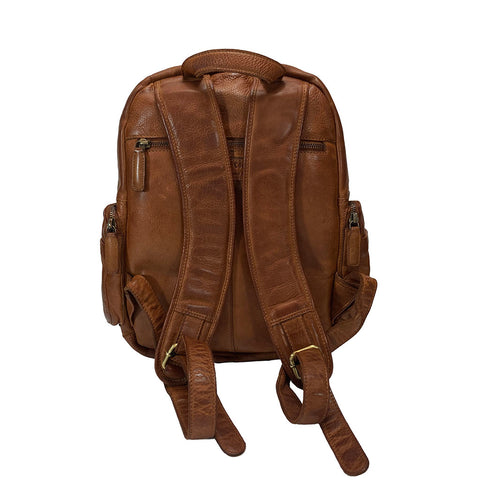 Gianni Conti Leather Rucksack - Style: 4192396 Tan