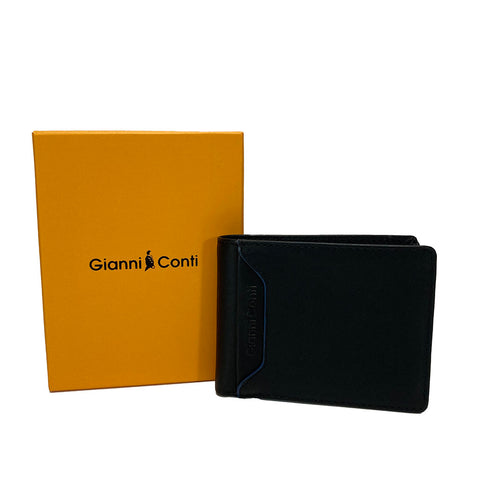 Gianni Conti Leather Wallet - Style: 4907129 - Black