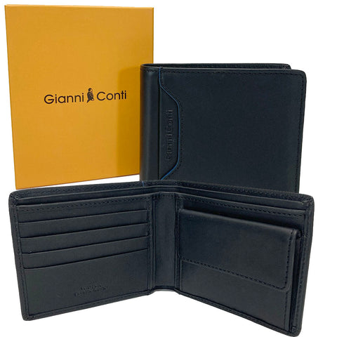 Gianni Conti Leather Wallet - Style: 4907412 - Black