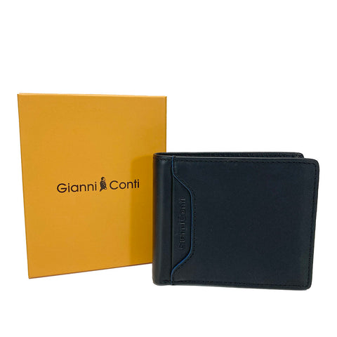 Gianni Conti Leather Wallet - Style: 4907412 - Black