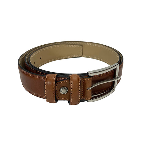 Gianni Conti Leather Belt - Style: 915252-35 Tan