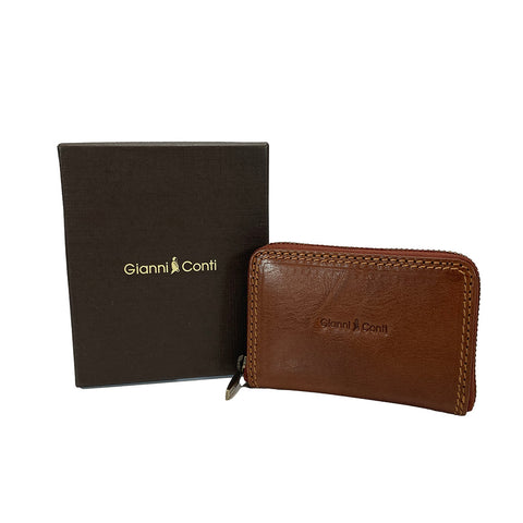 Gianni Conti Leather Credit Card Holder - Style: 917173