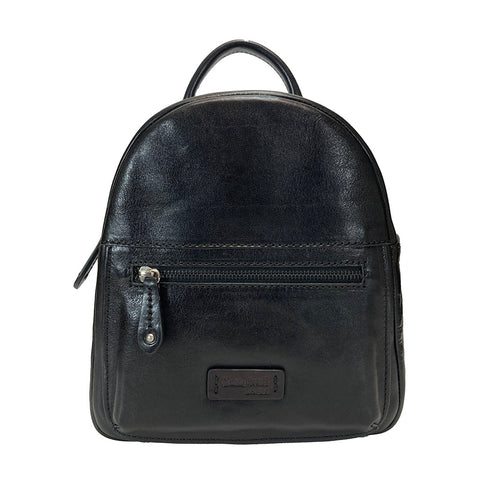 Gianni Conti Smart Leather Rucksack - Style: 9440556 - Black