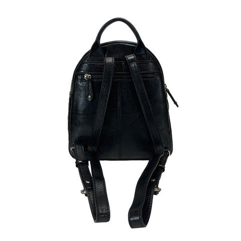 Gianni Conti Smart Leather Rucksack - Style: 9440556 - Black