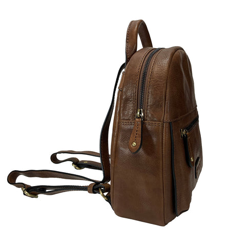 Gianni Conti Smart Leather Rucksack - Style: 9440556 - Tan