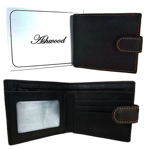 Ashwood 4 Card Zip Around Suede and Leather Purse: S-20