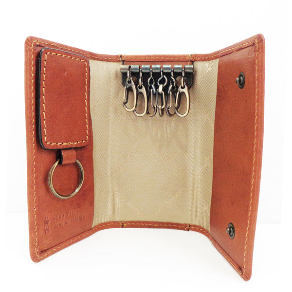 Gianni Conti Leather Key Case - Tan - Style: 919707 – Cox's Leather Shop